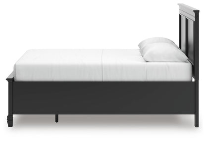 Lanolee Queen Panel Storage Bed, Dresser and Mirror