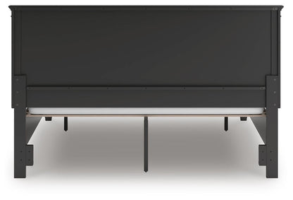 Lanolee California King Panel Storage Bed, Dresser and Mirror