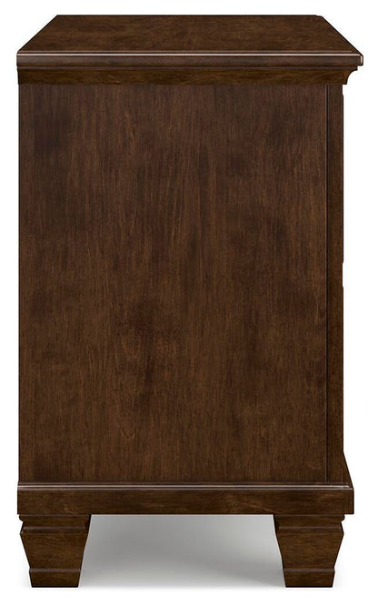 Danabrin Full Panel Storage Bed, Dresser, Mirror and Nightstand