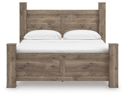 Keithland King Poster Bed, Dresser and Mirror