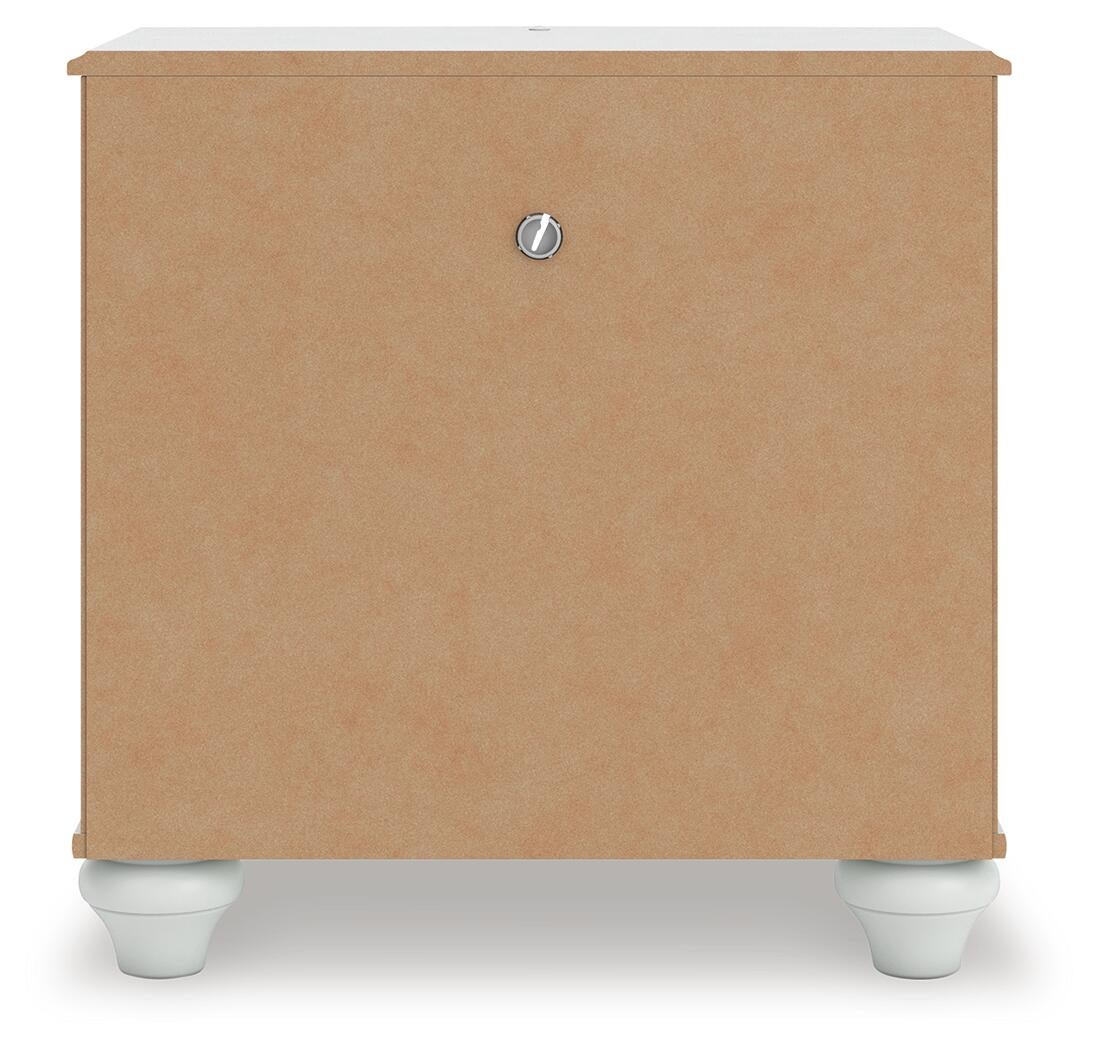 Maylilly Twin Upholstered Panel Bed, Dresser, Mirror and Nightstand