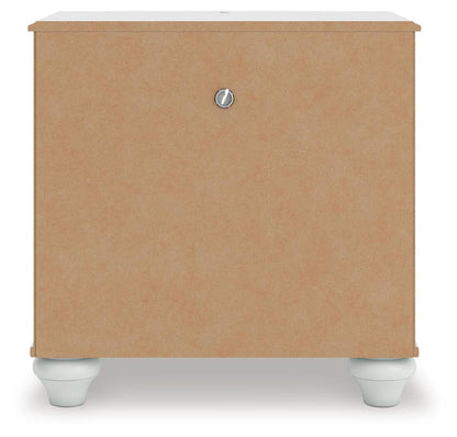 Maylilly Twin Upholstered Panel Bed, Dresser, Mirror and Nightstand