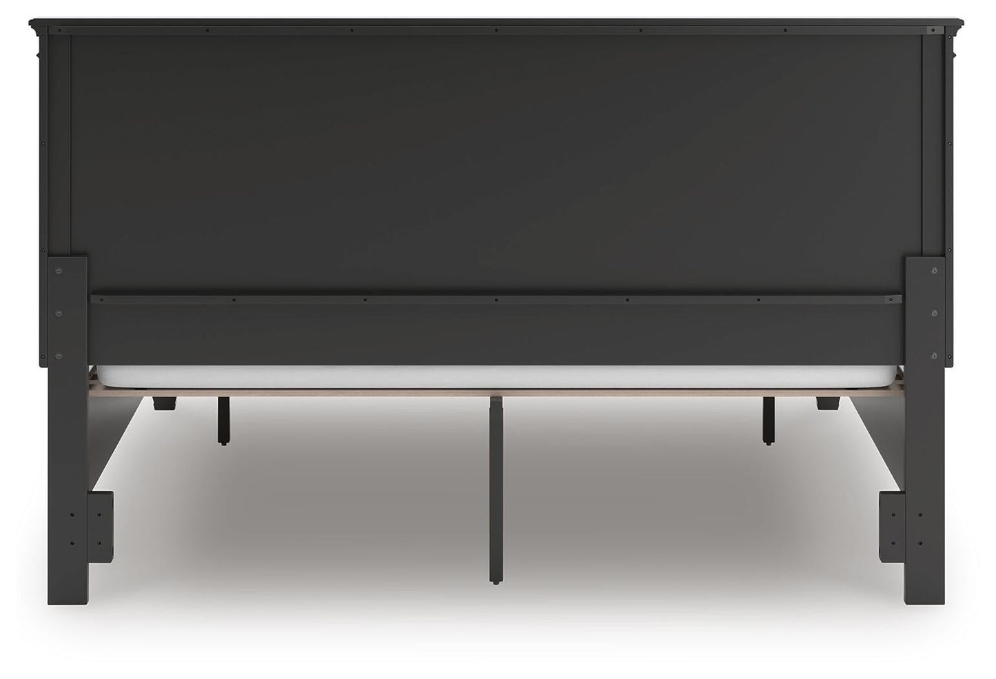 Lanolee California King Panel Storage Bed, Dresser, Mirror and Nightstand