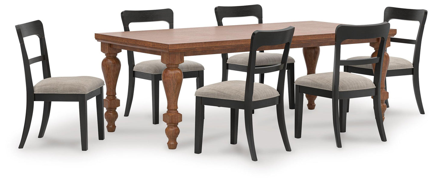 Chadworth Dining Table and 6 Chairs