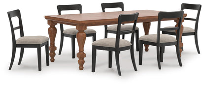 Chadworth Dining Table and 6 Chairs