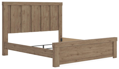 Garistyn King Panel Bed. Dresser, Mirror and Nightstand