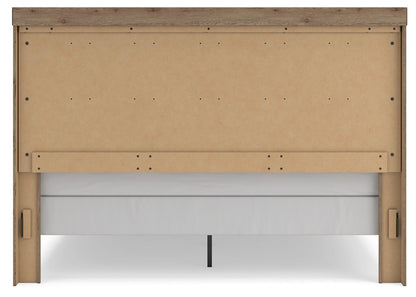 Garistyn King Panel Bed, Dresser, Mirror, Chest and Nightstand