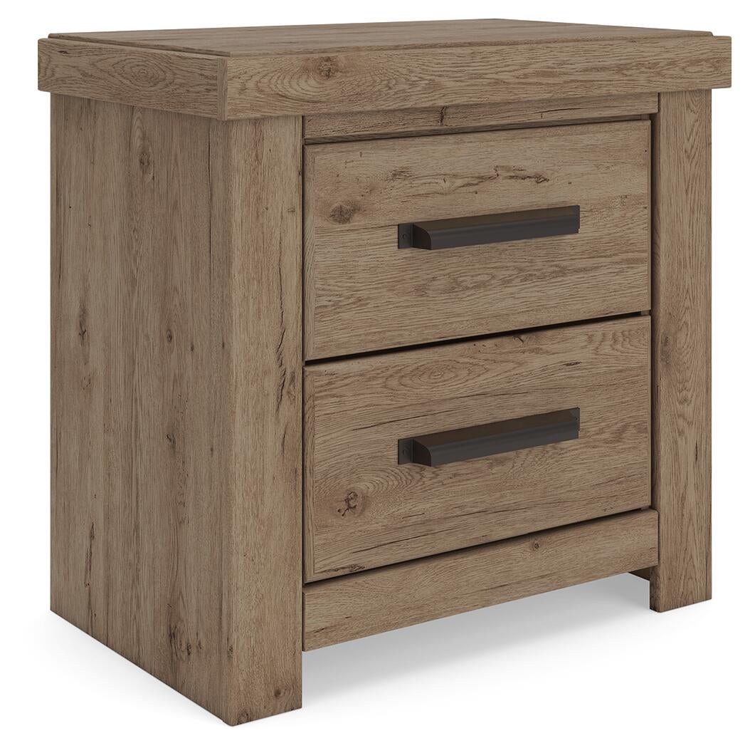 Garistyn King Panel Storage Bed, Dresser, Mirror, Chest and Nightstand