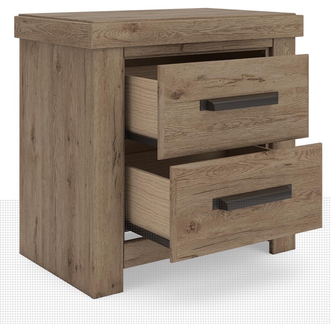 Garistyn King Panel Storage Bed, Dresser, Mirror, Chest and Nightstand