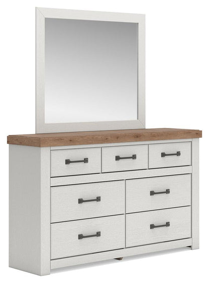 Savonport King Panel Bed, Dresser, Mirror, Chest and Nightstand