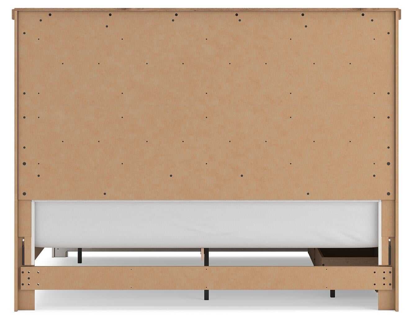 Savonport King Panel Storage Bed. Dresser, Mirror and Nightstand