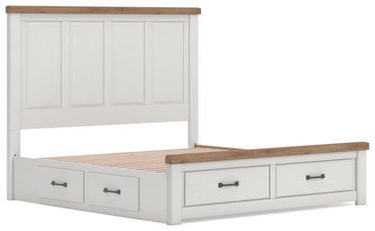 Savonport King Panel Storage Bed, Dresser, Mirror, Chest and Nightstand