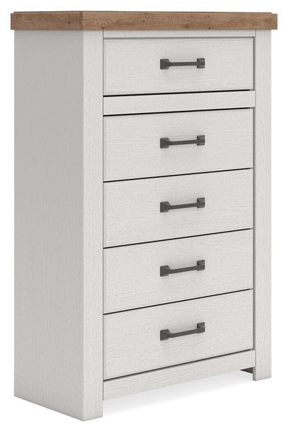Savonport King Panel Storage Bed, Dresser, Mirror, Chest and Nightstand