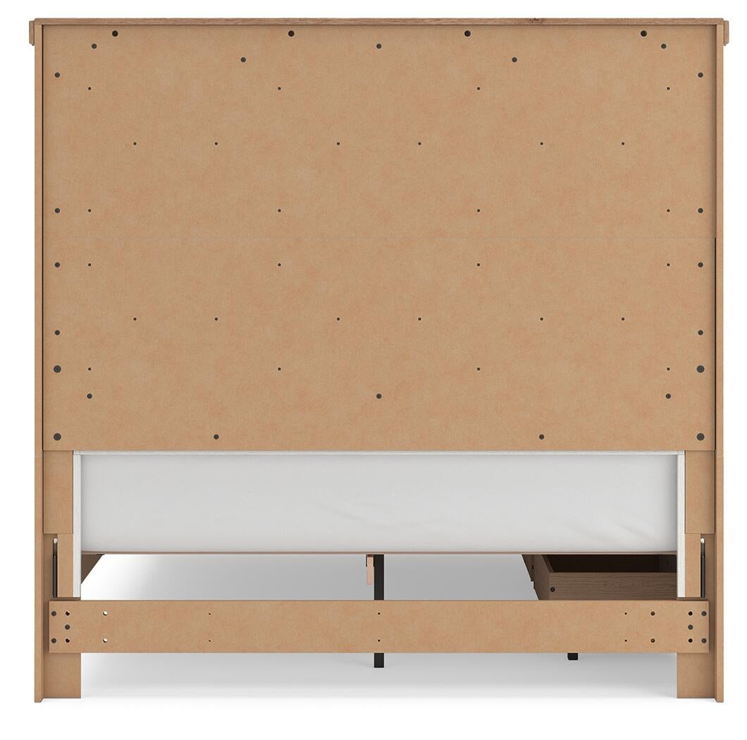 Savonport Queen Panel Bed with Storage, Dresser, Mirror, Chest and Nightstand
