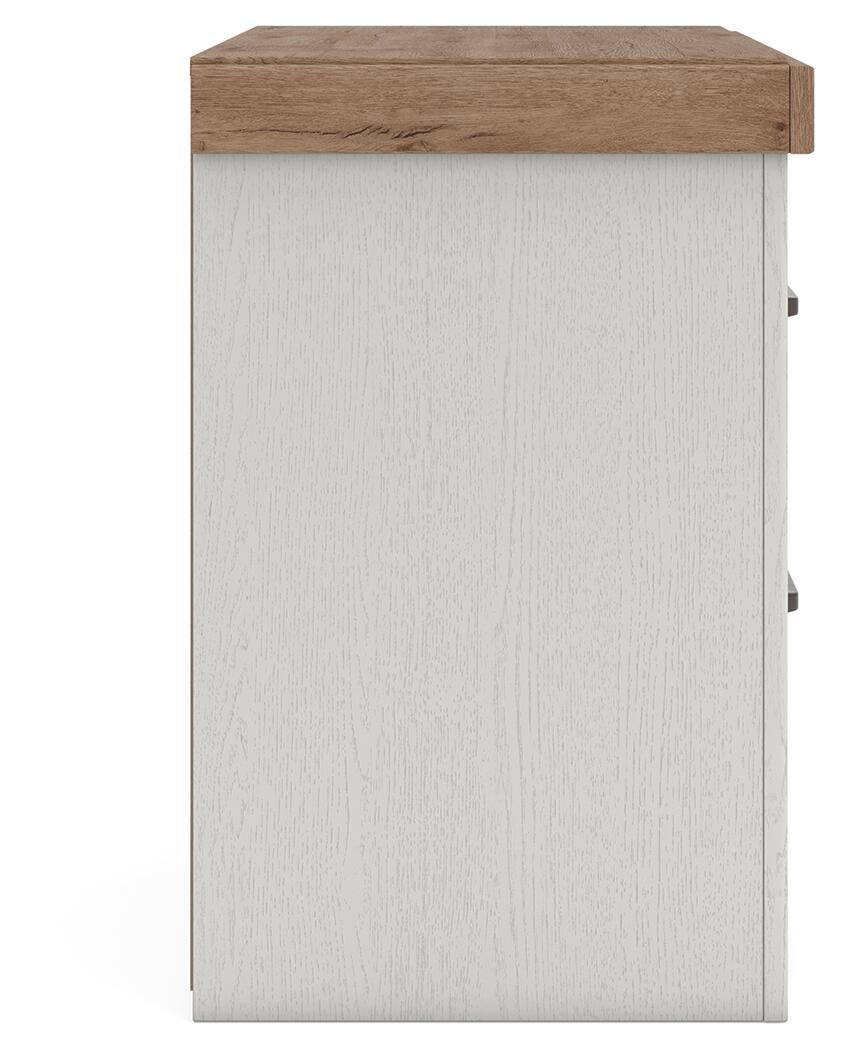 Savonport King Panel Bed with Storage. Dresser, Mirror and Nightstand