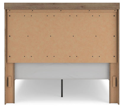Garistyn Queen Panel Storage Bed, Dresser and Mirror