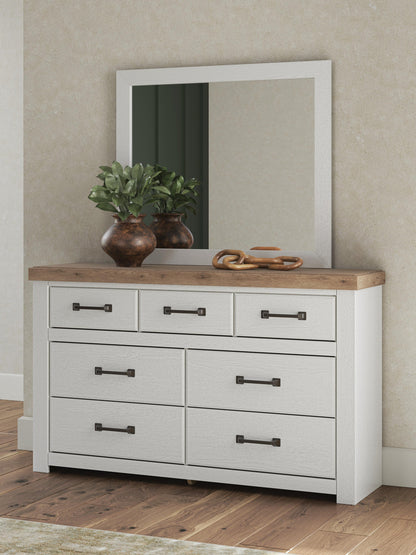 Savonport King Panel Bed. Dresser, Mirror and Nightstand
