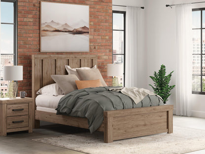 Garistyn Queen Panel Bed, Dresser, Mirror, Chest and Nightstand