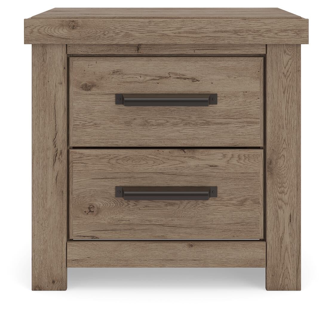 Garistyn Queen Panel Bed, Dresser, Mirror, Chest and Nightstand