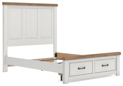 Savonport Queen Panel Storage Bed, Dresser and Mirror