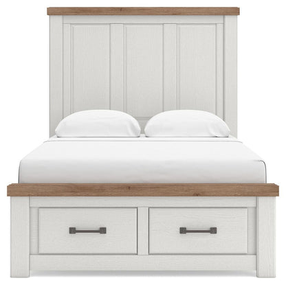 Savonport Full Panel Storage Bed, Dresser, Mirror, Chest and Nightstand