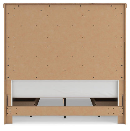 Savonport King Panel Storage Bed, Dresser and Mirror
