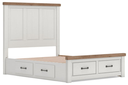 Savonport King Panel Storage Bed, Dresser and Mirror