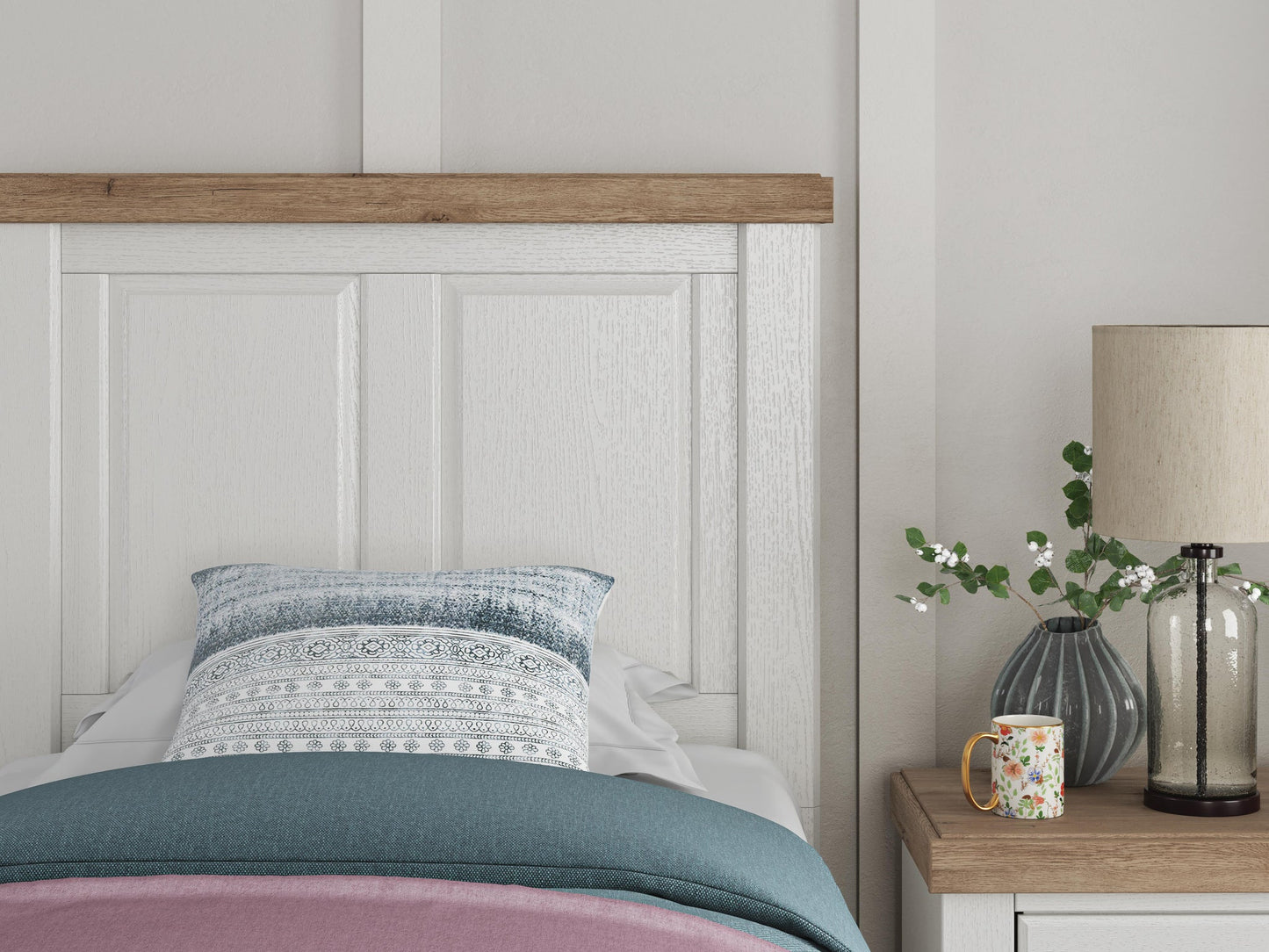 Savonport Twin Panel Bed, Dresser, Mirror, Chest and Nightstand