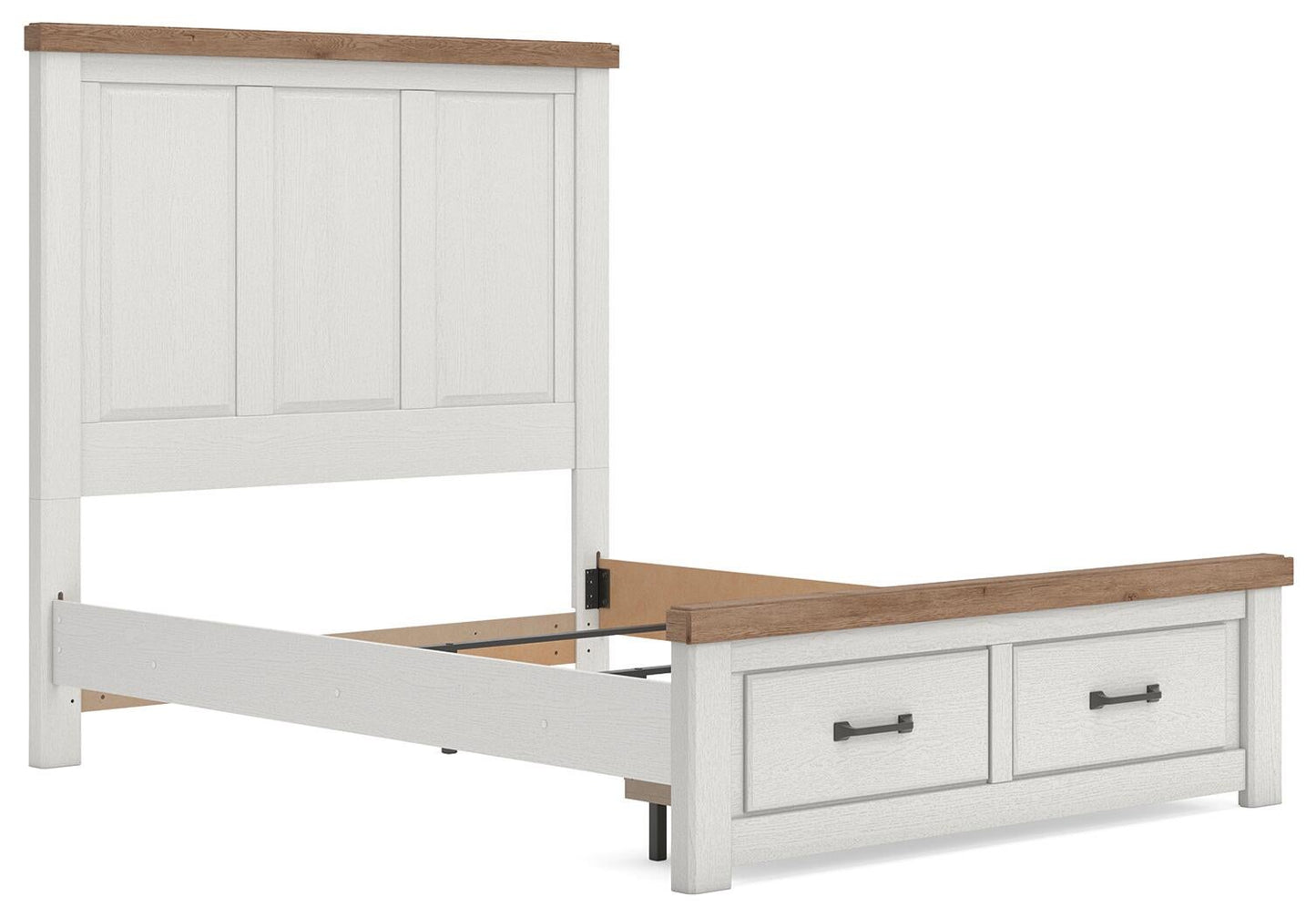 Savonport Queen Panel Storage Bed. Dresser, Mirror and Nightstand