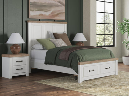Savonport Queen Panel Storage Bed, Dresser, Mirror, Chest and Nightstand