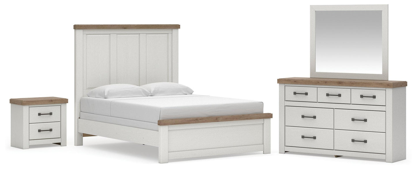 Savonport Queen Panel Bed. Dresser, Mirror and Nightstand