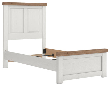 Savonport Twin Panel Bed. Dresser, Mirror and Nightstand