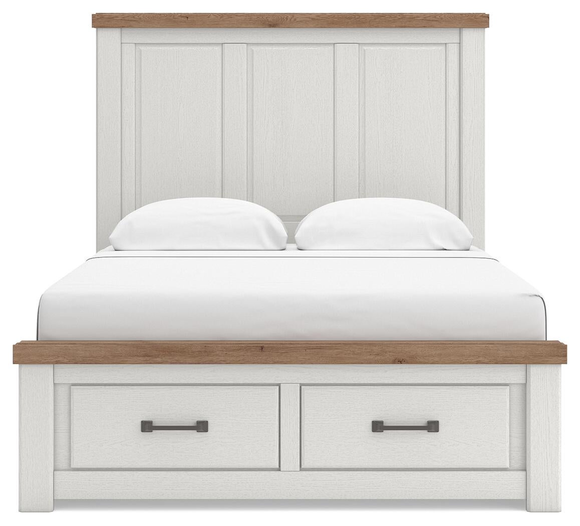 Savonport King Panel Storage Bed, Dresser, Mirror, Chest and Nightstand