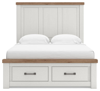 Savonport King Panel Storage Bed, Dresser, Mirror, Chest and Nightstand