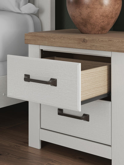 Savonport Queen Panel Bed with Storage. Dresser, Mirror and Nightstand