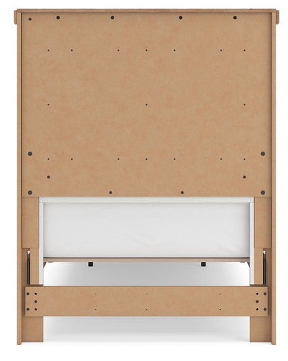 Savonport Twin Panel Storage Bed, Dresser and Mirror