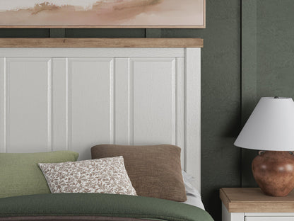 Savonport Full Panel Storage Bed, Dresser and Mirror