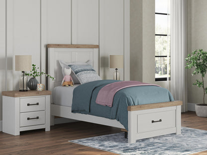 Savonport Twin Panel Storage Bed. Dresser, Mirror and Nightstand