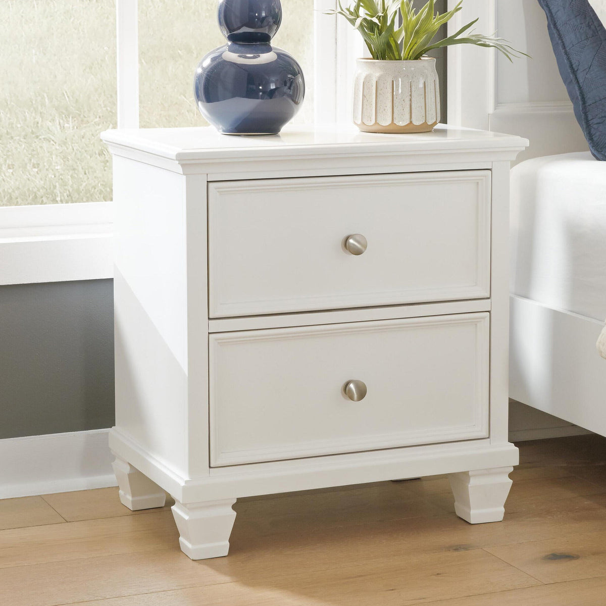 Fortman Two Drawer Night Stand