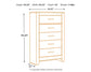 Brinxton King Panel Bed with Mirrored Dresser and Chest