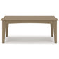 Hyland wave Rectangular Cocktail Table